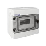 Rozdzielnica hermetyczna natynkowa 1x8 IP65 500VAC/1000VDC RH-8 36.8 OPATÓWEK