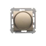 Simon 54 Ściemniacz naciskowo-obrotowy 20–500 W złoty mat DS9T.01/44 KONTAKT