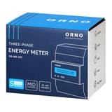 3-fazowy licznik energii elektrycznej, 100A, port RS-485, MID, 4 moduły, DIN TH-35mm, PV-Ready