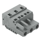 MCS-MIDI Classic gniazdo 3-bieg. szare raster 7,5 mm /100szt./ WAGO