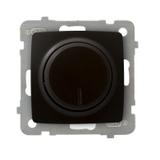 KARO Ściemniacz przyciskowo-obrotowy przystosowany do obciążenia żarowego i halogenowego - kolor cze