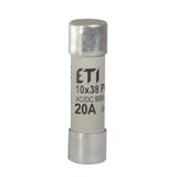 Wkładka topikowa cylindryczna PV gR 900V CH10x38 gR 20A 900V AC DC 002625034 ETI