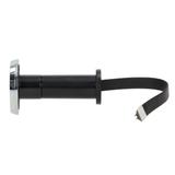 Elektroniczny wizjer do drzwi 4" szerokokątny obiektyw bateryjny srebrny OR-WIZ-1107 ORNO