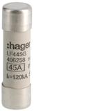 Wkładka bezpiecznikowa cylindryczna CH-14 14x51mm gG 45A 500VAC LF445G HAGER