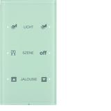 BERKER R.3 Sensor dotykowy potrójny konfigurowalny szkło biały 75143150 HAGER