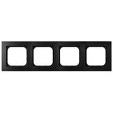 AS Ramka poczwórna - kolor czarny metalik