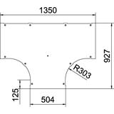 LTD 500 R3 A2 Pokrywa trójnika
