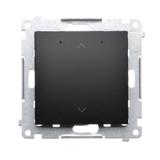 Simon 54 Lokalny sterownik roletowy z automatyczną kalibracją i programowalną pozycją ulubioną czarn