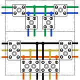 PIP-5A R4x2x4,4x3x4 Puszka przeciwpożarowa, prostokątna, E90, rozgałęźna, 4x2x4mm2, 4x3x4mm2, 174x92