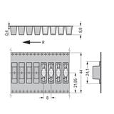 złączka SMD-Through-Board do pł.druk.
