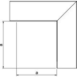 NAROŻE PŁASKIE KANAŁU LKM40X60