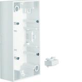 BERKER Q.3/S.1 Puszka natynkowa podwójna biały mat 10429909 HAGER