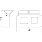MTM 2LE, PŁYTKA WSPORNIKA