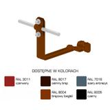 AN-25S/LA/-N Uchwyt dach.prof.pros.Z-śr. WZÓR 20 H=10cm /LA/