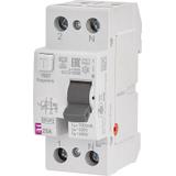 Wyłącznik różnicowoprądowy EFI-P2 A 25/0.1 1P+N 25A 100mA Typ A 002061121 ETI