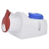 16A 400V/230V Gniazdo kombi 3P+PE plus EE 16S Schuko IP44 EZCZ -S 1643 004482050 ETI