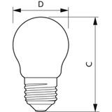 CLA LEDLuster ND 4.3-40W E27 827 P45 CL