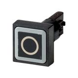 Q25D-19 NAPĘD PRZYCISKU IP65 CZARNY 0,Z SAMOPOWROTEM