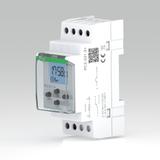 Zegar sterujący programowalny tygodniowy, 1-kanałowy - programowalny przez NFC, z podświetleniem