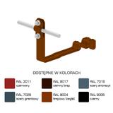 AN-25E/LA/-N Uchwyt dach.prof.pros.Z-śr. WZÓR 9 H=10cm /LA/