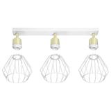 Waya 3P E27, oprawa ścienno-sufitowa, max. 3x60W, biała, listwa