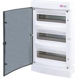 Rozdzielnica podtynkowa 3x12 drzwi transparentne ECM36PT-s 001101076 ETI