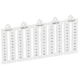 Płytki Oznaczników Szerokość 5Mm Cyfry ,1-10 Poziome /1000Szt./ 039505 LEGRAND