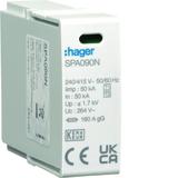 SPD Moduł T1+T2 MOV 1P N-PE do SP9x1 Iimp=12,5 kA In=12,5kA Up?1,2kV