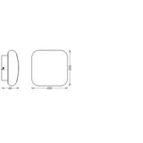 Oprawa SMART+ WIFI ORBIS AQUA 200x200 IP44 TW WT