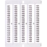 Oznacznik 401 do 450 (100 szt.) ES-NU0851401 003903085 ETI