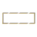 DECO Ramka wypełniająca potrójna DECO złoty