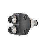 SAI-Y-5S M12/M12 2BO Adapter czujnik / człon wykonawczy, nr katalogowy 1881710000
