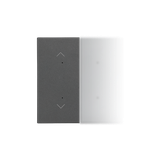 Simon 55 Klawisz połówkowy z piktogramem pojedynczej rolety do produktów Grafitowy mat