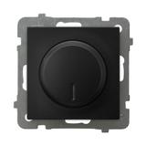 AS Ściemniacz przyciskowo-obrotowy przystosowany do obciążenia żarowego i halogenowego - kolor czarn