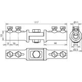 Zacisk probierczy ON, 2 x 7-10 mm, ZG