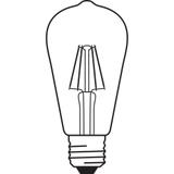 Lampa LED, klasyczny kształt bańki Edison 4W 827 230V szkło przezroczyste E27
