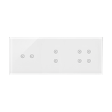 Simon 54 Touch Panel dotykowy S54 Touch 3 moduły 2 pola dotykowe poziome+2 pola dotykowe pionowe+4 p