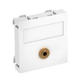 MTG-MK L RW1, Wspornik multimedia audio jack, 1xgn. z poł.lut.
