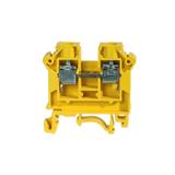 ZSG1-6.0Nz ,  Złączka szynowa gwintowa, seria NOWA, 6,0 mm2, TS 35, 1 tor, żółty