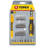 Końcówki wkrętakowe z uchwytem, zestaw 34 szt.