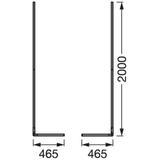 Oprawa SMART WIFI FLOOR CORNER 2000 RGBTWBK