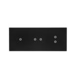 Simon 54 Touch Panel dotykowy S54 Touch 3 moduły 1 pole dotykowe + 2 pola dotykowe poziome + 2 pola dotykowe pionowe zastygła lawa DSTR3123/73 KONTAKT