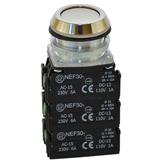 Przycisk NEF30-K5X biały W0-NEF30-K 5X B PROMET
