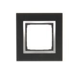 Simon 54 Nature Ramka 1-krotna Nature-Szkło KSIĘŻYCOWA LAWA IP20/IP44* (*IP44-należy zastosować uszczelkę ramki DUN1) DRN1/74 KONTAKT