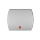 Klawisz z oczkiem do łączników serii TREND i LOGO srebrny metalik