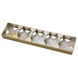 IMPRESJA Puszka instalacyjna pięciokrotna - kolor złoty metalik