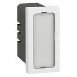 MOSAIC LAMPA SYGNALIZACYJNA POJEDYNCZA PŁASKA-1 MODUŁ ANTYBAKTERYJNA 0,2W 12-24V, Legrand