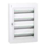 Obudowa PrismaSeT XS PSXS-4-24-NT-P natynkowa drzwi przezroczyste 4 rzędy 24 moduły w rzędzie I LVSXR424 Schneider