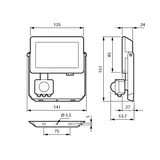 PILA BVP008 20W 4000K MDU Naświetlacz
