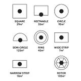 Zraszacz ogrodowy, 8- funkcyjny, plastikowy (ABS), pakowany na karcie